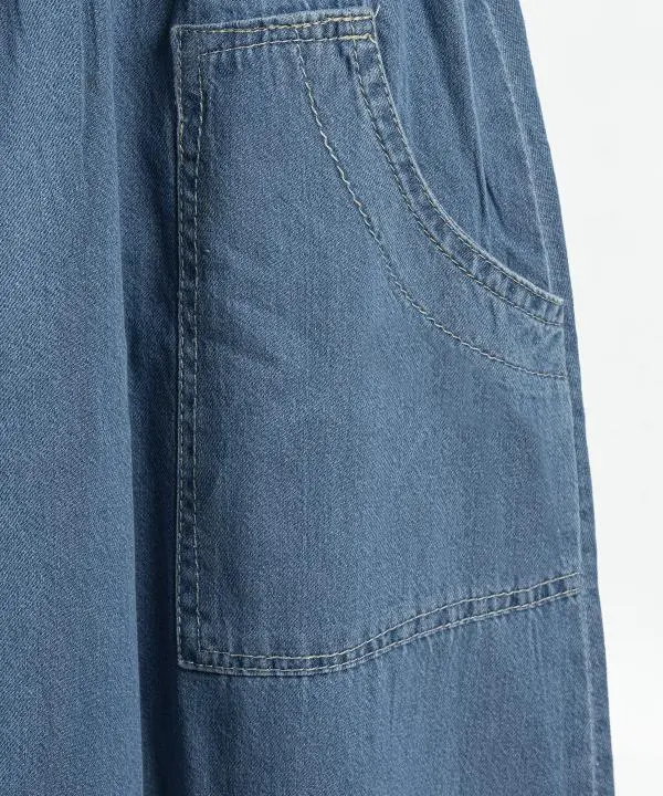 پیراهن روزمره آستین حلقه ای زنانه اندام کد 1005 - تصویر 5