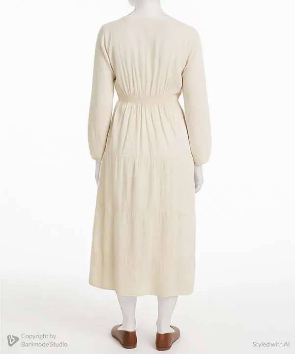 لباس ساحلي زنانه يقه هفت اندام كد 1507 - تصویر 2