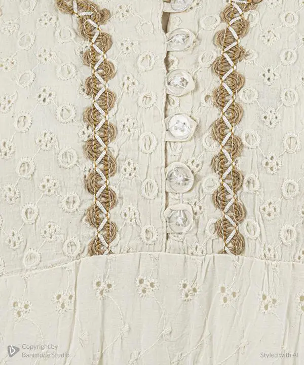 لباس ساحلي زنانه يقه هفت اندام كد 1507 - تصویر 3