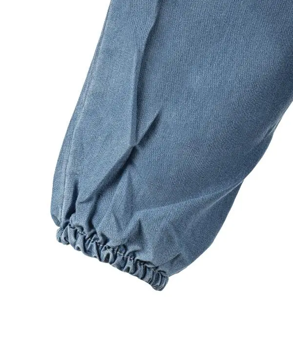 پيراهن ساحلي زنانه جين عروسكي آستين بلند اندام كد 1001 - تصویر 4